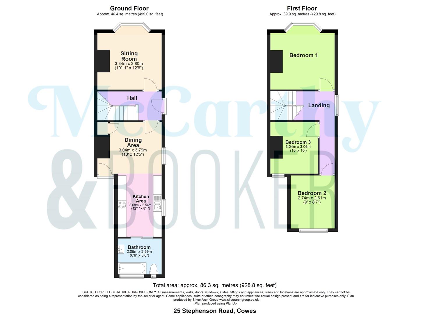 PERIOD PROPERTY CLOSE TO TOWN - Stephenson Road, Cowes floorplan